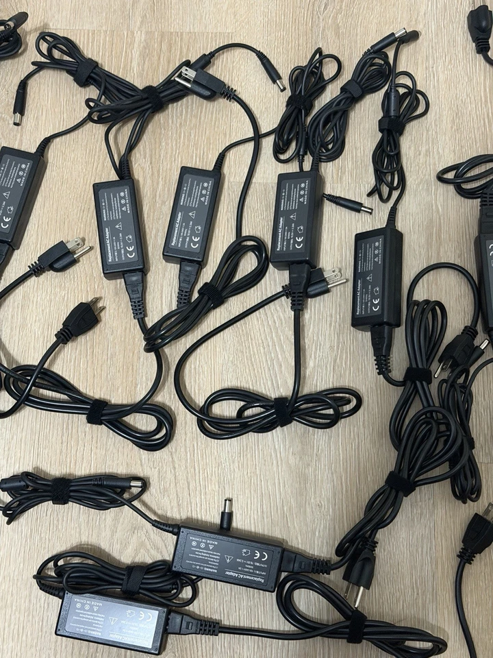Lote de 10 Cargador Adaptador CA 65W 7.4mm 19.5V 3.34A Cargadores de Repuesto Foto 2 de 4