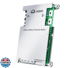 JKBMS Smart BMS with Heat CAN RS485 4S-8S 12V-24V 200A 1A Active Balance with