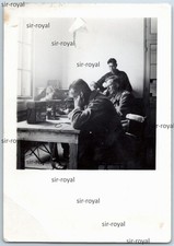 Luftwaffe Soldaten mit Wehrmacht Feldtelefon - WK2 Foto 6x9cm