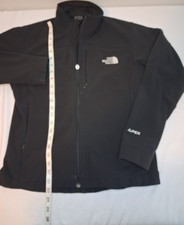 The North Face Apex Black Full Zip Softshell Jacket boys Size M