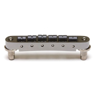Graph Tech Resomax Autolock 4mm Nashville Tune-o-matic Brücke (Black Nickel)