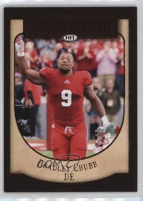 2018 Sage Hit Premium Portrait Bradley Chubb #PP-29 Rookie RC 05ks