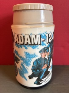 Vintage Aladdin Adam-12 Thermos Lid Good Condition