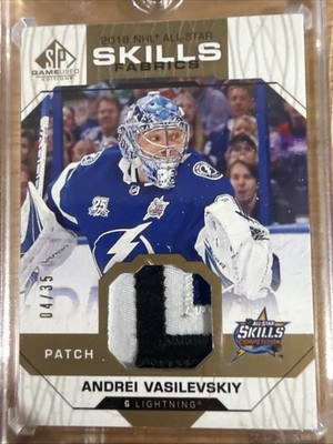 Andrei Vasilevskiy: 2018-2019 SP Game-Used All-Star Skills Fabrics Patch /35