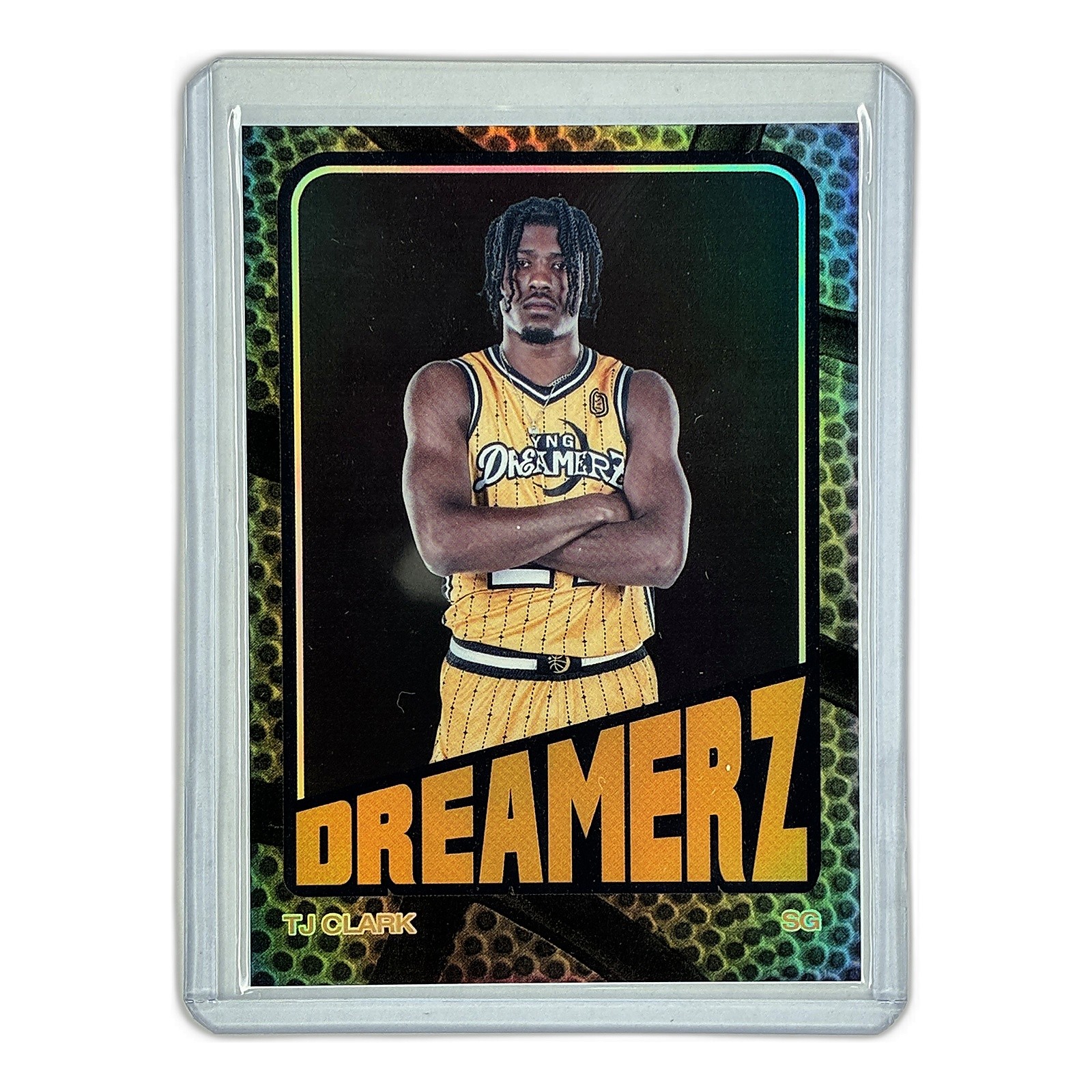 TJ Clark 1972 Basketball Orange Refractors /25 2022-23 Topps Chrome #TB72-5