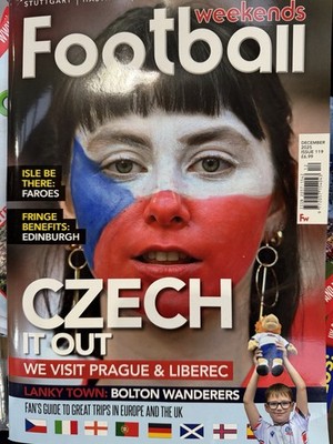 Football Weekends magazine Dec 2025 Prague & Liberec, Faroes + Bolton Wanderers
