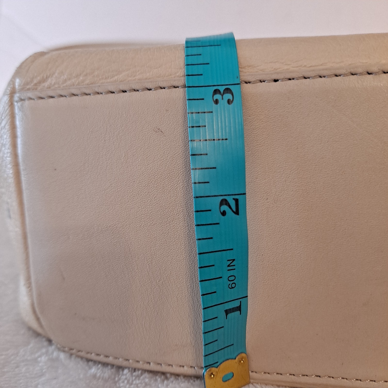 Vince Python Embossed Leather Hobo Bag Light Beig… - image 12