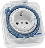 Theben-Timer 26 Ip 44 Analoge Steckdosen-Zeitschaltuhr 1 Kanal, Tagesprogramm, S