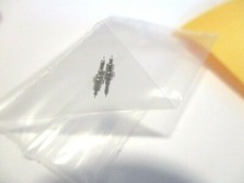 2 ELGIN 18 SZ 1901 POCKETWATCH BALANCE STAFFS DOUBLE ROLLER NOS P-11  CC-166