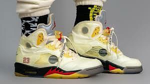 air jordan 5 off white nike
