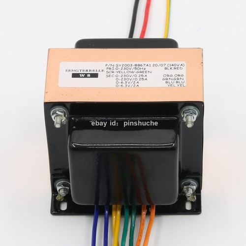 Trasformatore di potenza tipo EI 140 W 230 V*2+6,3 V*2 per amplificatore tubo/preamplificatore - Foto 2 di 4