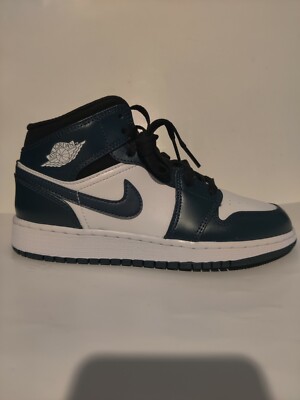 Nike Air Jordan 1 Mid (GS) Armory Navy [554725-411] Size 5y/ Women 