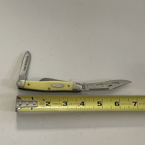 Camillius USA Model 711 Pocket Knife - Yellow Jacket - 3 Blade Stockman - Picture 7 of 11