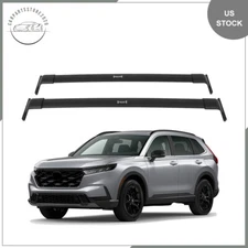 23 For Honda CRV CR-V Luggage Cargo Carrier Black Roof Rack Cross Bar