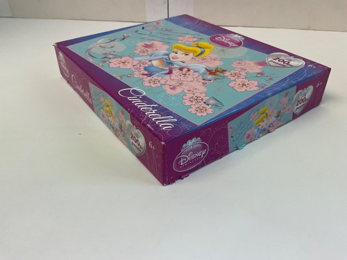 Complete ! Disney Cinderella 200 Piece Puzzle Princess 100 Flower Ball Tea Party - Picture 4 of 10