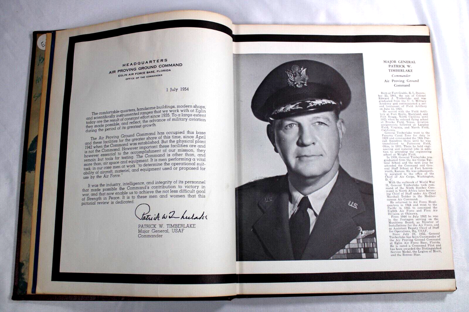 3201 st Air Base Wing Eglin Air Force Base 1954 Yearbook Florida