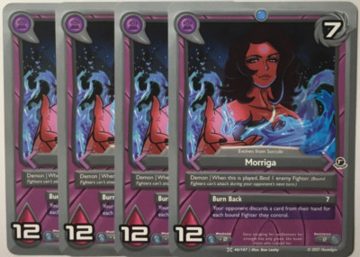 NOSTALGIX 4X 1ST. EDITION MORRIGA 46/167 UNCOMMON NEAR MINT-PLAYSET