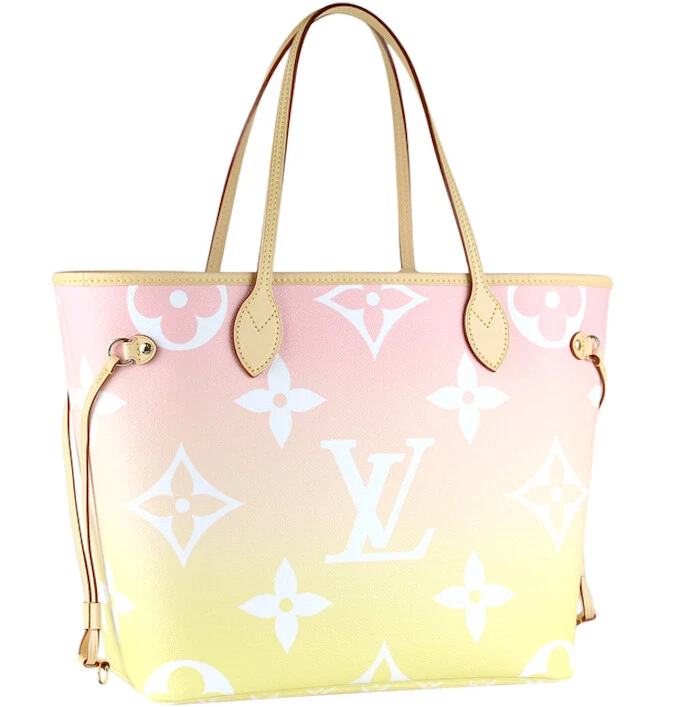 LOUIS VUITTON LOUIS VUITTON Neverfull MM by the pool Tote Bag Monogram  Giant Rose Claire