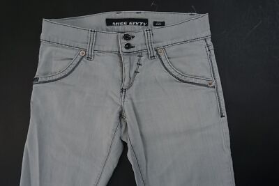 Jeans Miss Sixty Tom Trousers Bootcut - Taille 28x34 - Gris Foncé - Neuf Avec étiquettes - Made In Italy
