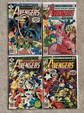 The Avengers #153, #160, #161, #162 Marvel Comic Group •Lot Of 4 *WOW*