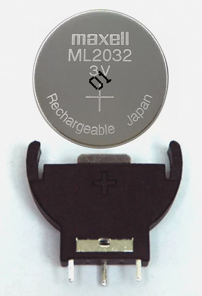 MAXELL Dreamcast Battery replacement with holder ML2032.