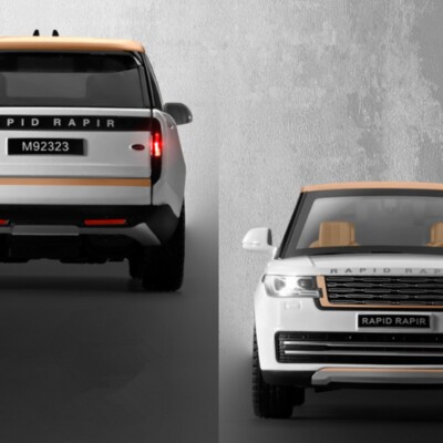 1:24 Range Rover SUV Alloy Car Model Diecasts Metal Sound Light Simulation Toy