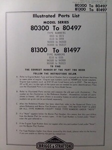 stratton horiz thr briggs gasoline manual engine parts catalog