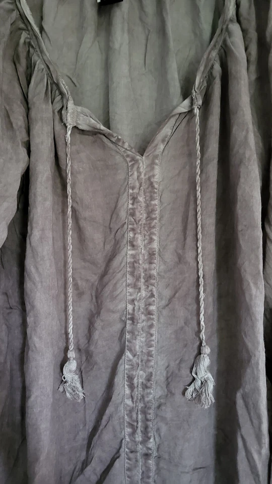 Langarmbluse Mit Bändel Größe M/38 - Bild 4 von 4