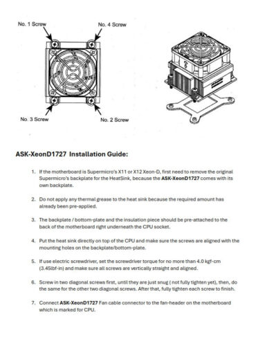 Supermicro Xeon-D X11 & X12 SNK-C0111AP4L Replacement Active CPU cooling fan - Picture 5 of 8