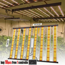 Phlizon PL2000 640W LED Grow Light Bar Samsung Full Spectrum Commercial Grow CO2