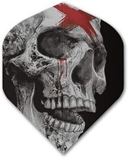 ALCHEMY Skull Standard Dart Flights - 100 Micron 5 sets 15 flights w/tracking