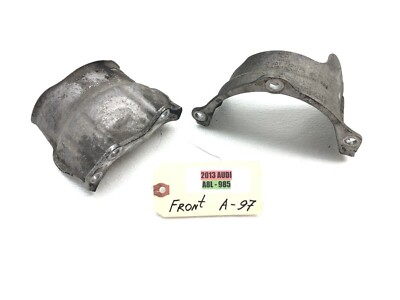 2011-2018 AUDI A8 L D4 LEFT RIGHT FRONT CV AXLE SHAFT SPLASH SHIELD COVER OEM.