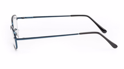 Gafas de lectura de metal para hombre y mujer Gafas de lectura New York 2,5 dioptrías azul - Imagen 3 de 5