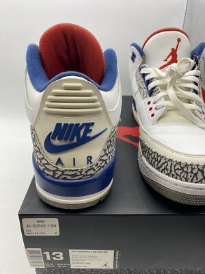 Nike Air Jordan Retro OG Mid True Blue size 13 854262-106 OG III Clean