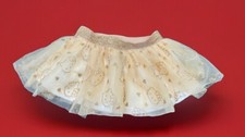 Hello Kitty Sanrio Sheer Gold Dance Party Skirt Size 18 Mos.