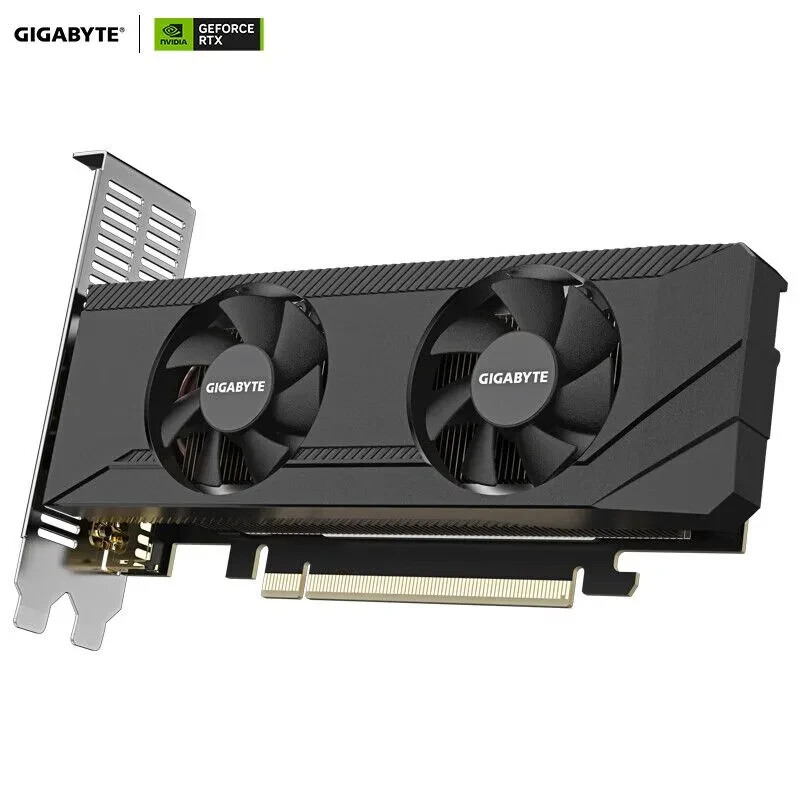 グラフィックボード・グラボ・ビデオカード GIGABYTE GeForce RTX 3050 Low Profile 6G Gigabyte GeForce RTX 3050 6GB Low Profile GDDR6 GV-N3050OC-6GL