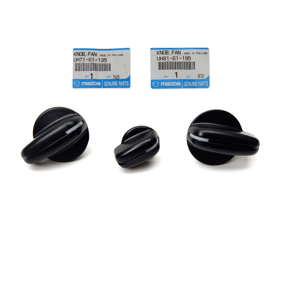 Juego de perillas de ventilador de calefacción originales para Mazda Ford Fighter B2500 B2600 Bravo 98 2000 05 Foto 2 de 4