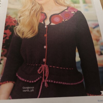 damen dk cardigan strickanleitung Häkelpasse wunderschön 