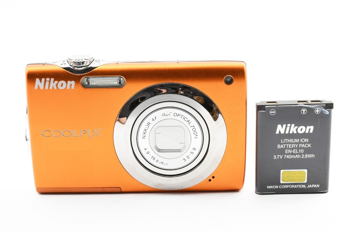 Nikon Coolpix S3000 Orange12.0 MP 4x 箱付き Nikon Coolpix S3000 12,0 megapixel fotocamera digitale compatta