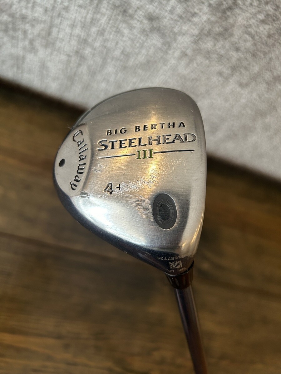 Callaway ４番ユーティリティ　Steelhead Callaway Big Bertha Steelhead III #4+ Fairway Wood Firm Flex
