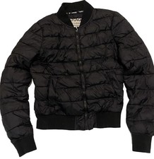 Garage Jacket Size Xs Womens Black Full Zip Puffer Coat