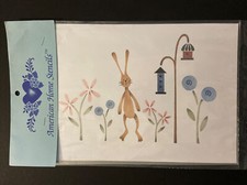 Garden Bunny American Home Stencils Paint Plastic Sponge Wall 4 Layer