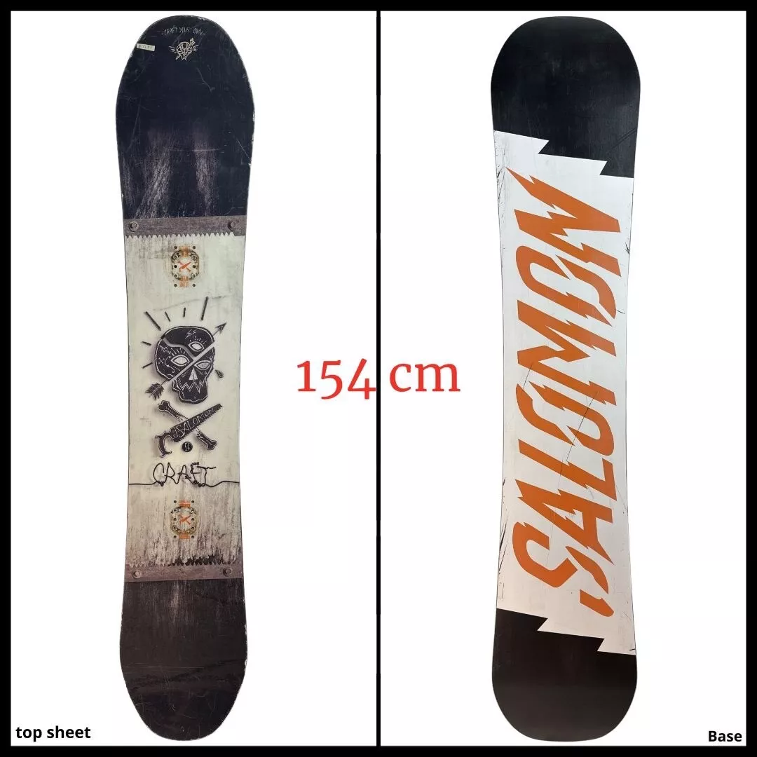 #1297 Salomon Craft Mens Snowboard Size 154 cm