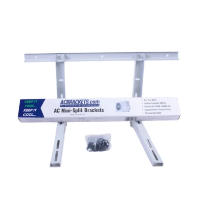 Mini Split Wall Mount Bracket Cold Rolled Steel 300 lbs 9000-36000 BTU Support