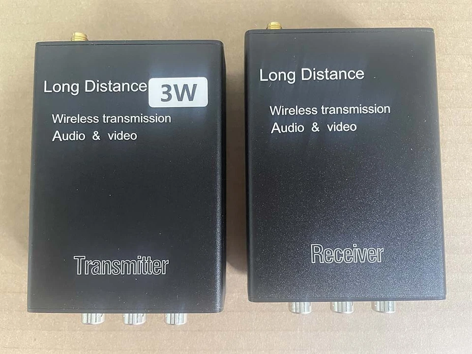 3W 2.4GHz Wireless Audio Video Transmitter AV Sender Receiver TX RX 2.4G 2000M - Image 2 of 4