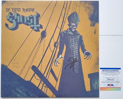 Tobias Forge Signed If You Have Ghost EP Vinyl Record Autographed COA by PSA