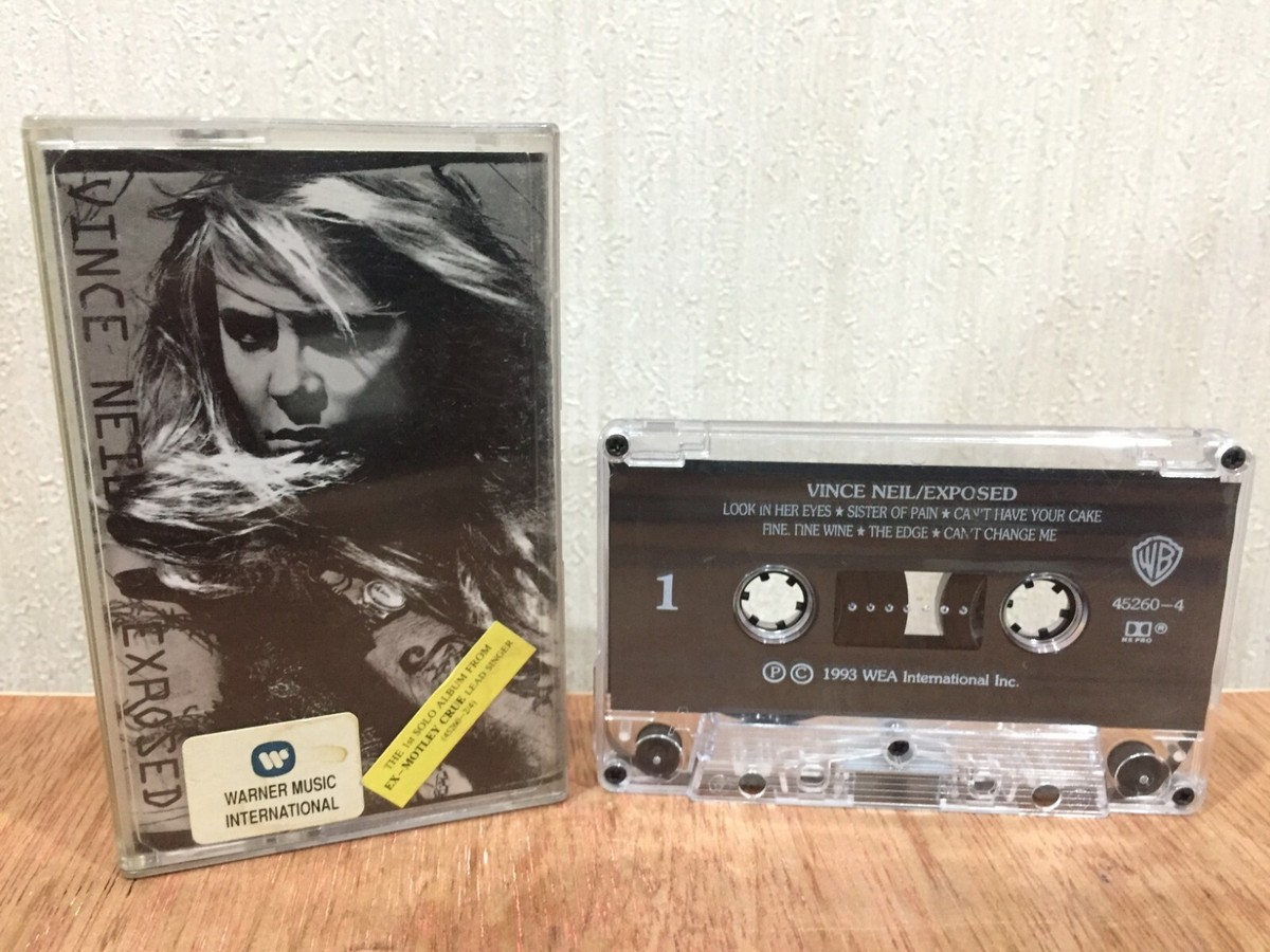 Vince Neil Exposed Cassette Tape (Warner Bros./WEA 1993) | eBay