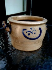 Shabby! Westerwälder Tontopf aus d.  60er Schmalztopf Tontopf