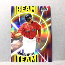 2022 Topps Stadium Club Chrome Rafael Devers  Beam Team BT-18 Red Sox