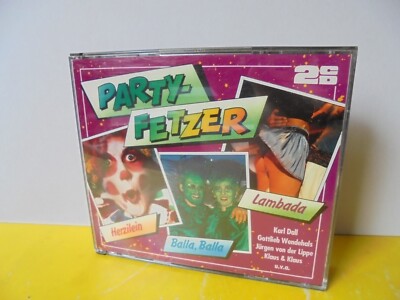 2 FACH CD BOX - PARTY FETZER - HERZILEIN, BALLA BALLA, LAMBADA...